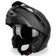 VINZ Prado Enduro helm / Systeemhelm - Mat Zwart (tweede kansje)