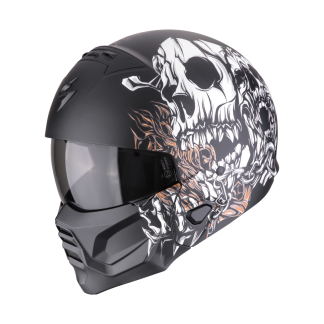Scorpion EXO-COMBAT II GENESIS - Mat Zwart / Wit / Goud