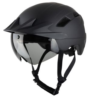 VINZ Danube Speed Pedelec Helm | NTA 87776 | Incl. 2 Verwisselbare Vizieren   - Mat Zwart