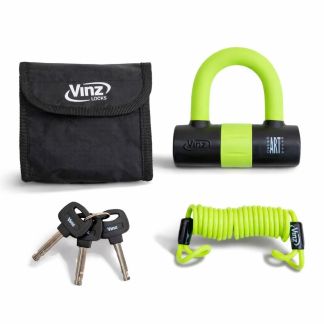 VINZ Dinara Schijfremslot ART4 - Geel