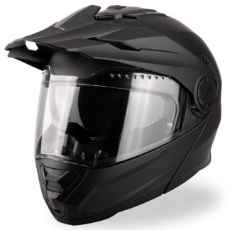 VINZ Prado Enduro / Systeem Helm - Mat Zwart (Pinlock voorbereid)