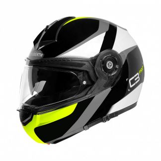 Schuberth C3 Pro Sesante - Zwart / Wit / Geel