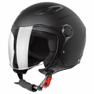 VINZ Magic Kinderhelm Scooter / Motor - Mat Zwart